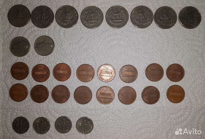 Liberty quarter dollar и др