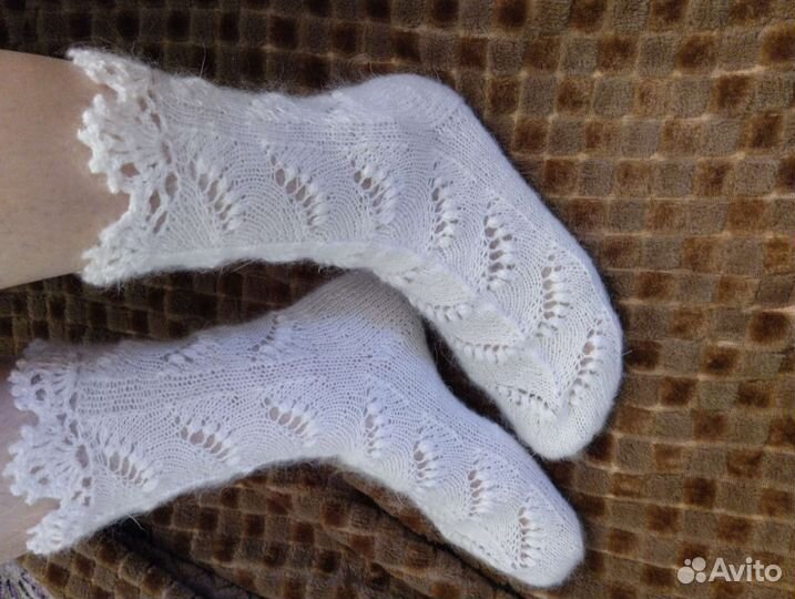 Носки женские из козьего пуха