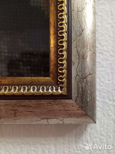 Картина вышитая крестом ручная работа