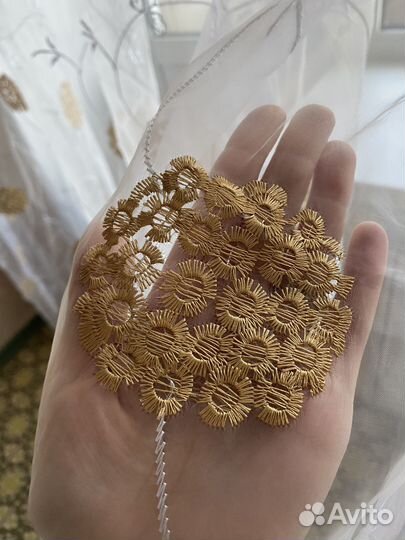 Шторы из органзы шириной 4,8 метров