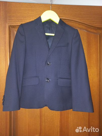 Пиджак школьный для мальчика р.128