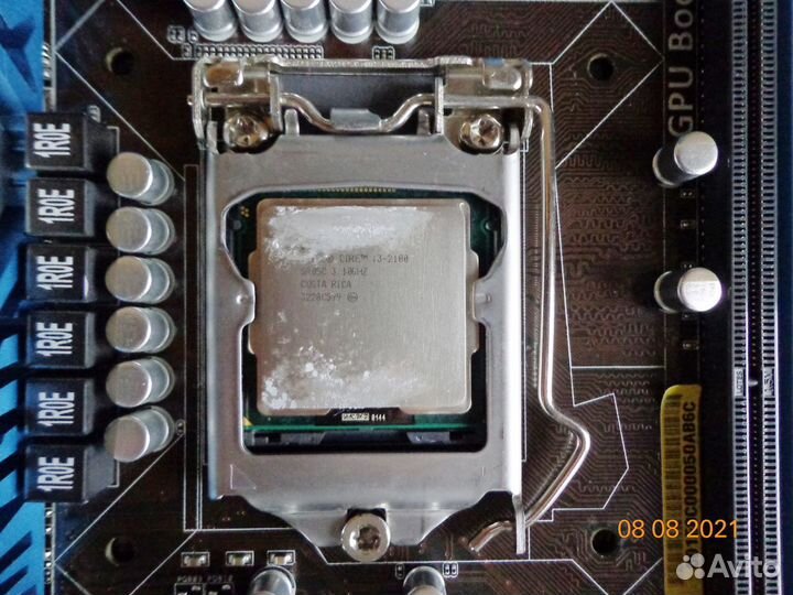 Комплект P8H67-M, core-i3, DDR3 HyperX Fury 16 гб