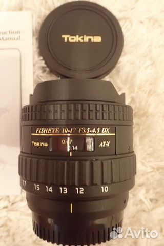 Объектив Tokina Fisheye 10-17 F 3.5 - 4.5 DX