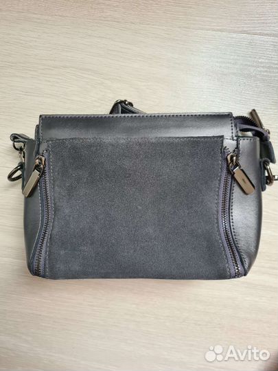 Женская сумка натуральная кожа/замша