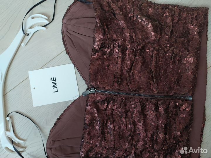 Корсетный топ lime