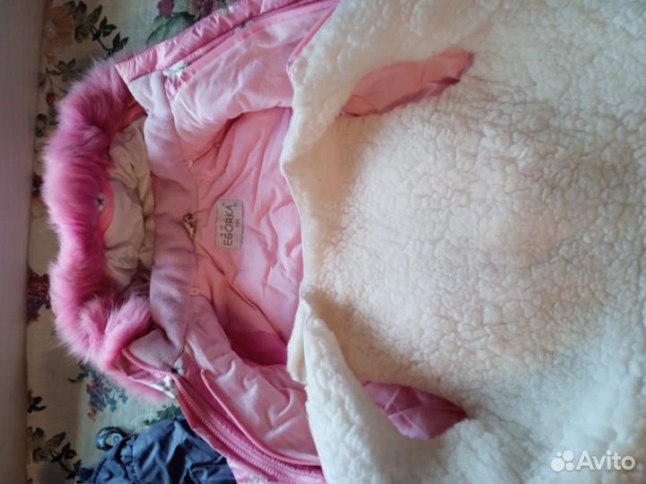 Зимний костюм для девочки 104