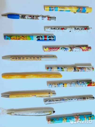 Коллекционные шариковые ручки из разных стран