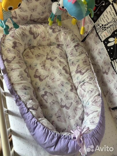 Кокон для новорожденных и бортики ручной работы