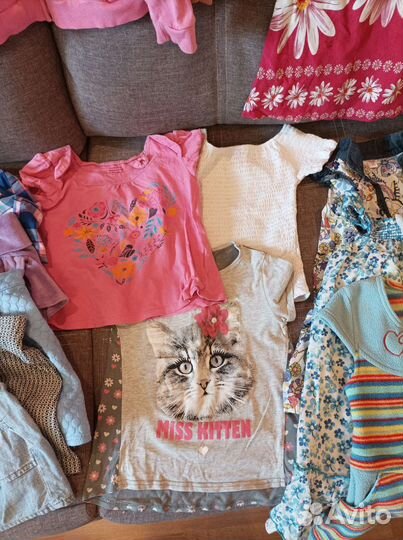 Вещи пакетом 16 шт. на девочку