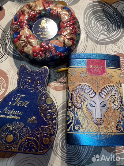 Жестяные банки для чая