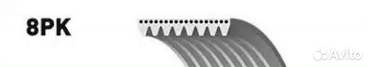 Gates 8PK2093 Ремень ручейковый 8PK2093
