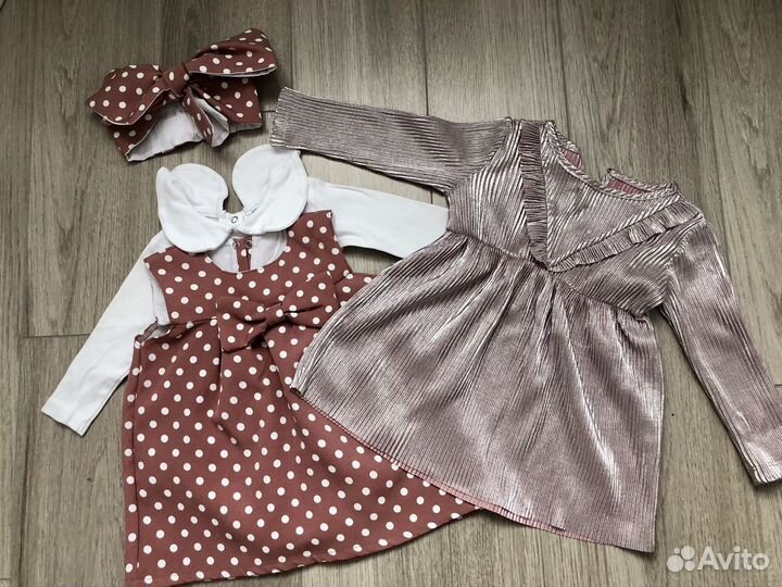 Пакет одежды на девочку 68-80