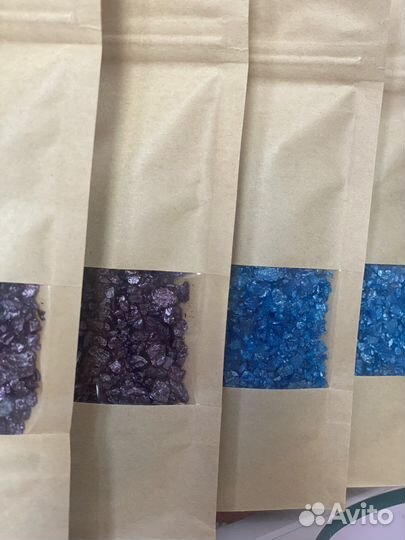 Морская соль для ванны с шимером