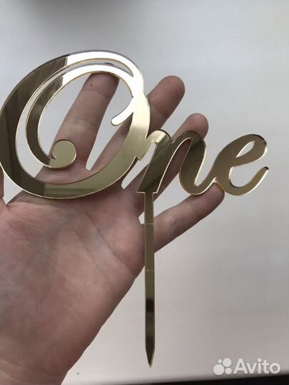 Топпер для торта one