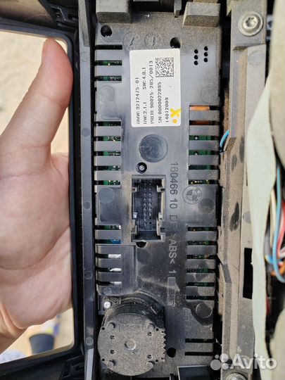 Задний дефлектор с понэлью климата bmw f01, f02