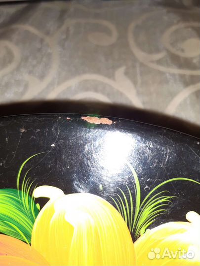 Блюдо расписное СССР