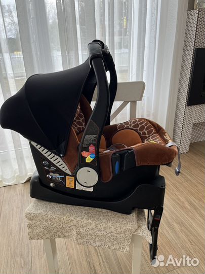 Автолюлька welldon 0+ с базой isofix