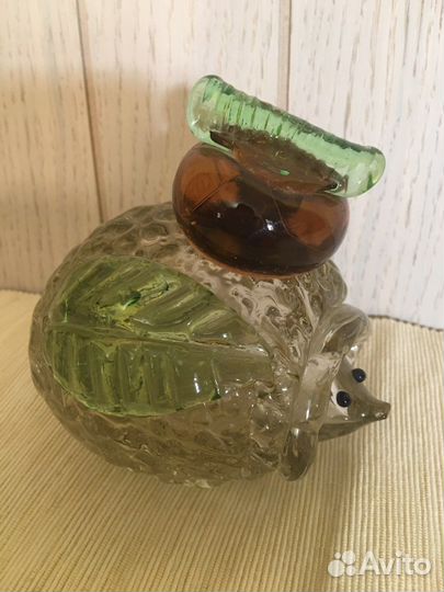 Стеклянный ёж 11 см