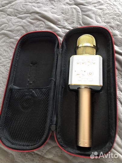 Беспроводной караоке микрофон блютуз колонка Q9