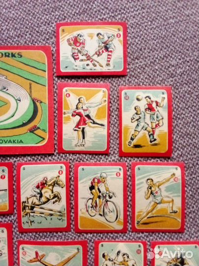 Спичечные этикетки : Чехословакия 1954 г. Спорт