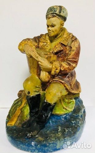 Фигурка. Василий Теркин. Гипс