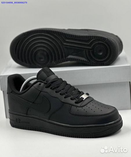 Кроссовки Nike Air Force Low Black (Арт.19364)