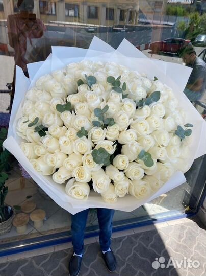 Букет из 101 Эквадорской розы