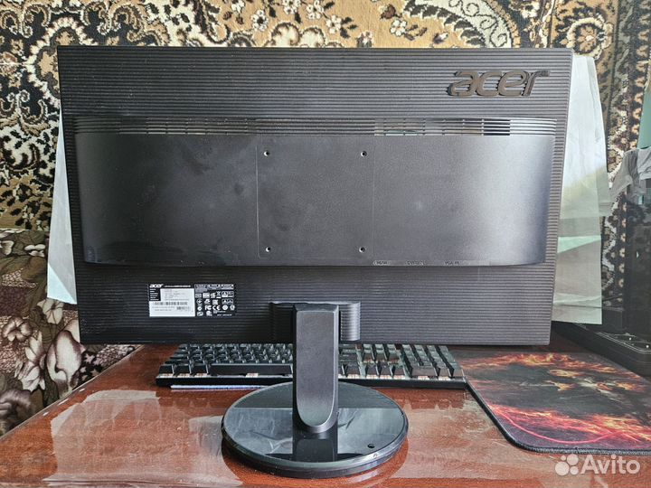 Монитор Acer K242HQL 24 дюйма, 60Гц, VGA/hdmi
