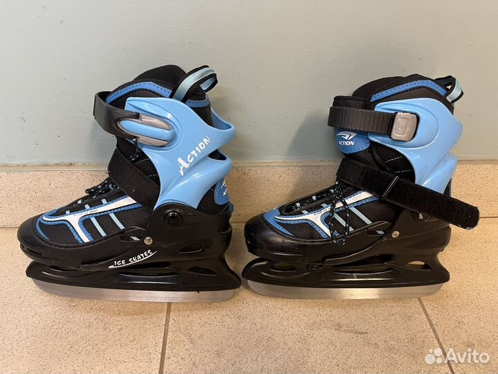 Коньки детские раздвижные 30 33