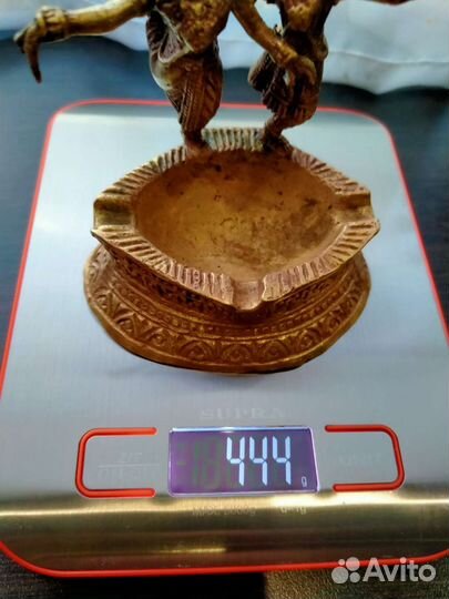 Статуэтка пепельница Камбоджа бронза винтаж