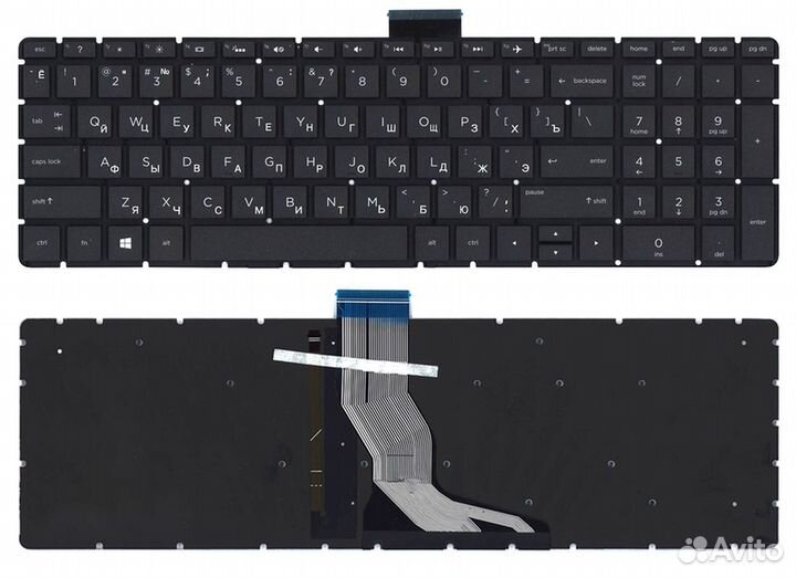 Клавиатура для ноутбука HP 250 G6, 15-BS, 15-BW