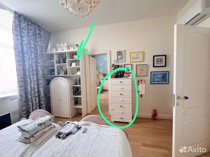 Комод белый детский