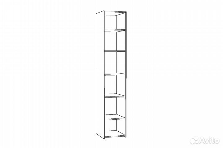 Шкаф Амели 08.49 комбинированный