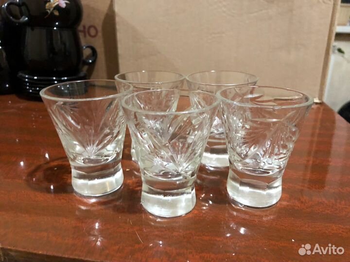 Хрустальные рюмки СССР