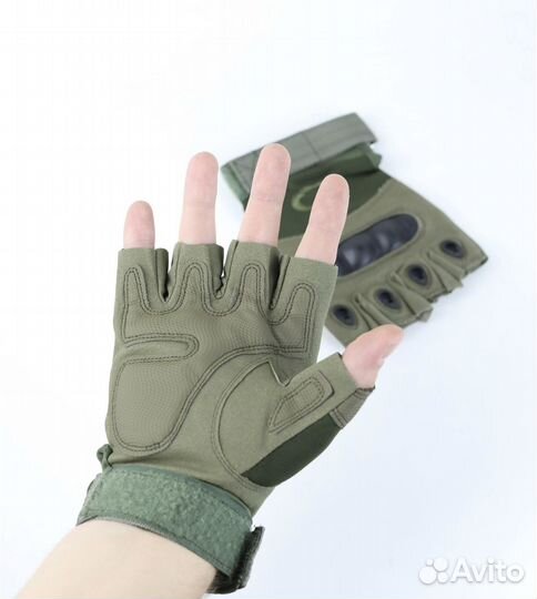 Перчатки тактические беспалые