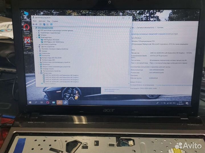 Acer 5560g материнская плата