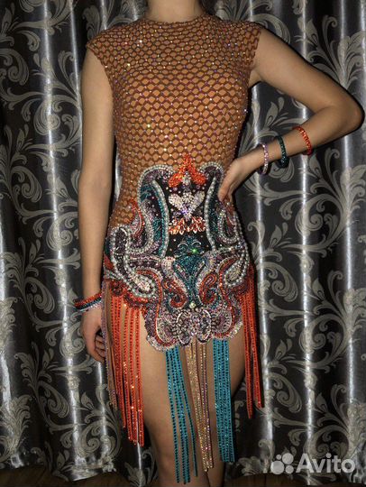 Платье для латины -бально спортивные танцы