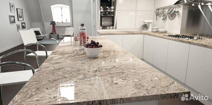 Ступени откосы столешницы из керамогранита