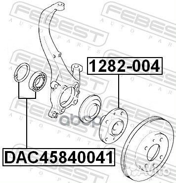 Подшипник ступ.hyundai sonata EF/IX35/santa FE