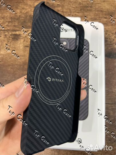 Чехол pitaka Case 3 iPhone 14/13 Black 1500D