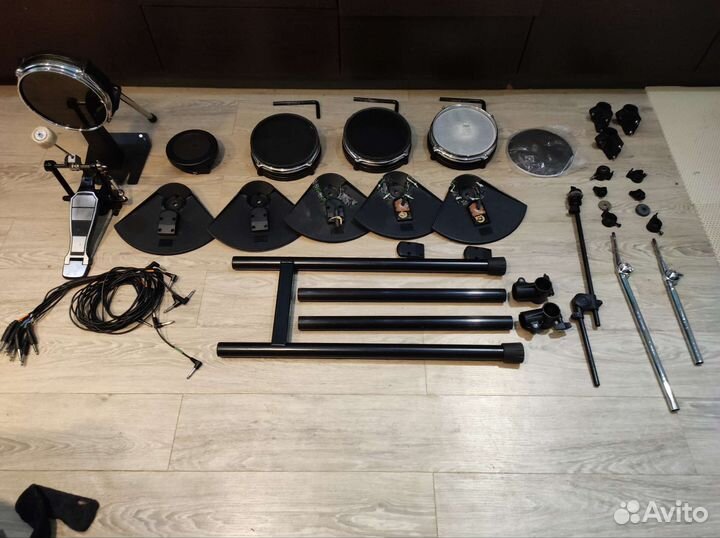 Электронные пэды, тарелки, крепления, стойки