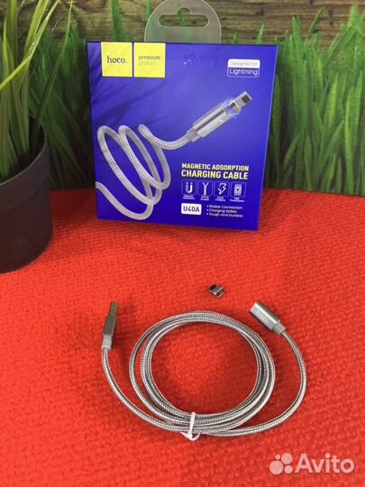 Магнитный кабель айфон hoco фирменный