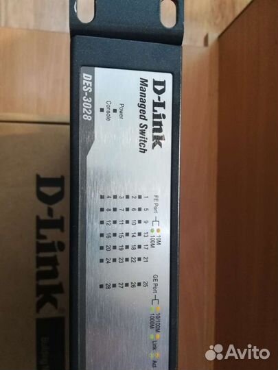 Управляемый коммутатор D-link DES-3028 ver. A2