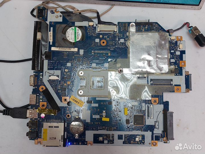 Матплата LA-7912P Rev:1.0 ноутбука Acer V3-571G