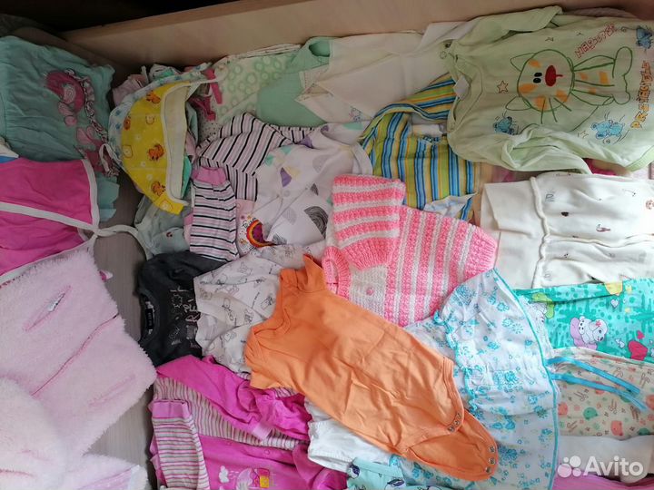 Вещи пакетом для девочки от 0 до года