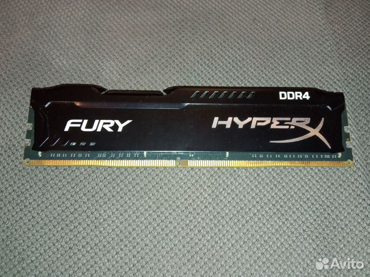 Оперативная память Kingston hyperX Fury ddr4 16 gb