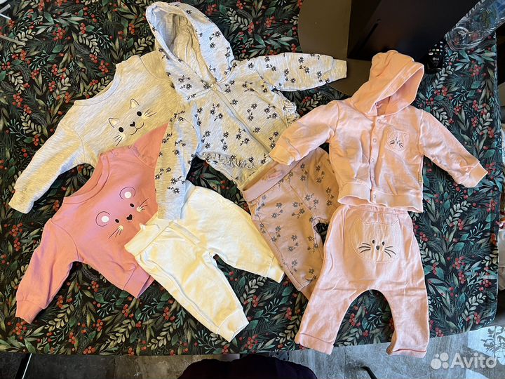 Вещи пакетом для девочки 62 размер