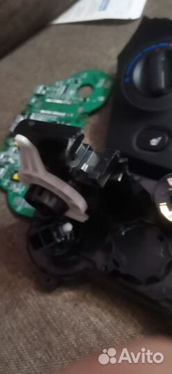 Блок управления печкой hyundai solaris 2015