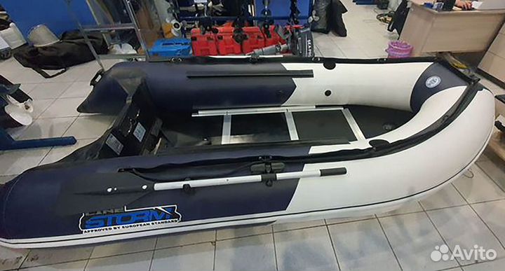 Лодка пвх Stormline Adventure 340 (ST) бело-си