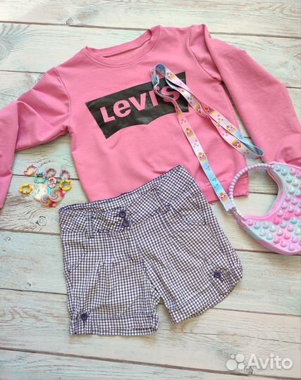 Пакет летних вещей для девочки 128 134 140